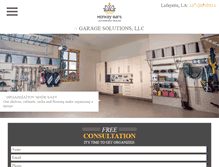 Tablet Screenshot of garagestoragelafayette.com